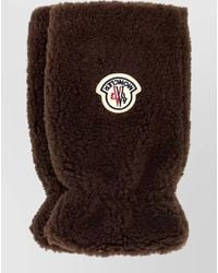 Moncler - Teddy Gloves Fleece Texture Soft Fabric - Lyst