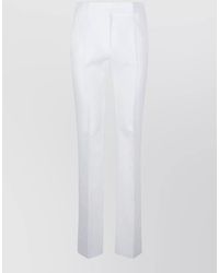 Max Mara - Tailored Trousers Pleated Front Side Pockets - Lyst