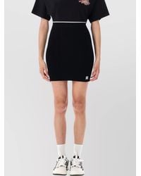 Amiri - Ma Mini Skirt Knit Rib - Lyst