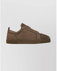 Christian Louboutin - Stylish Round Toe Sneakers With Studded Detail - Lyst