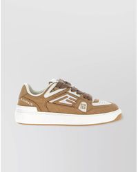 Balmain - Polyester B-Court Low-Top Sneakers - Lyst