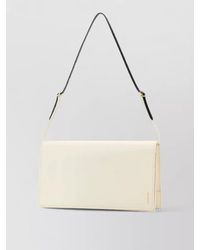 Jil Sander - Medium Leather File Crossbody Shoulder Bag - Lyst