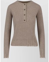 Uma Wang - Cashmere Crewneck Sweatshirt - Lyst