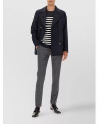 Theory - Striped Wool Cashmere Jumper - Lyst
