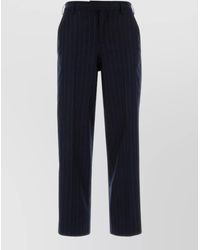 PT Torino - Embroidered Virgin Wool Suit Trousers - Lyst