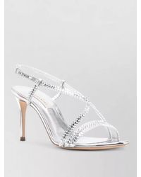 Casadei - Pvc Criss-Cross Strap Slingback Sandals - Lyst