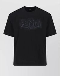 Fendi - Cotton Short-Sleeve T-Shirt - Lyst