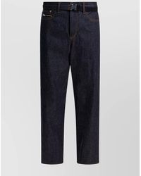 Sacai - Cotton Relaxed-Fit Straight-Leg Trousers - Lyst