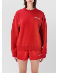 Sporty & Rich - Lounge Crew Neck Top Long Sleeves - Lyst