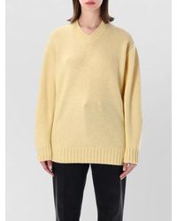 Bottega Veneta - Cashmere Diagonal-Knit Oversized V-Neck Sweater - Lyst