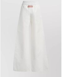 DSquared² - Cotton Wide-Leg Trousers - Lyst