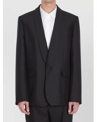 Loewe - Wool And Silk Single-Breasted Suit Jacket - Lyst
