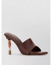 Cult Gaia - Mahina Leather Mules Open Toe Heel - Lyst