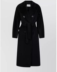 Max Mara - Wool Cashmere Double Breasted Long Coat - Lyst