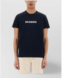 Aspesi - "Silence" Crew Neck Short Sleeves T-Shirt - Lyst