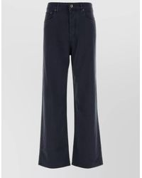 Miu Miu - Denim Wide-Leg Trousers - Lyst