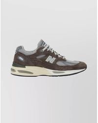 New Balance - Suede Low-Top Sneakers - Lyst