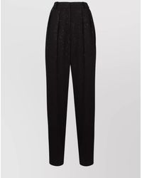 The Mannei - Silk Sequin-Embellished Tailored Trousers - Lyst