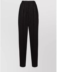 The Mannei - Silk Sequin-Embellished Tailored Trousers - Lyst