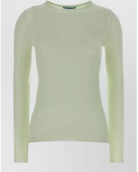 Prada - Crew Neck Knit Sweater Long Sleeves - Lyst