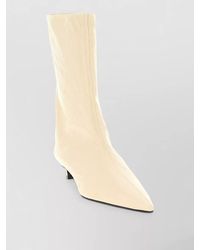 Jil Sander - Leather Ankle Boots - Lyst
