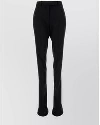 The Attico - Virgin Wool Flared Trousers - Lyst