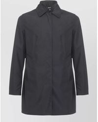 Fay - Short Collared Waterproof Jacket Long Sleeves - Lyst