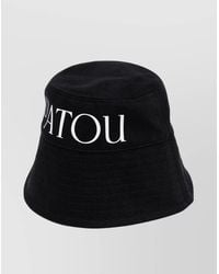 Patou - Logo Print Cotton Bucket Hat - Lyst