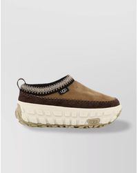 UGG - Suede Leather Slip-On Sneakers - Lyst