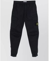 Stone Island - Cargo Pants With Snap Button Pockets - Lyst