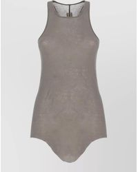 Rick Owens - Sleeveless Cotton Tank Top - Lyst