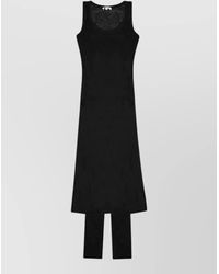 P.A.R.O.S.H. - Lounge Dress Knee Length Scoop Neckline - Lyst
