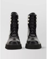 Nicholas Kirkwood - Leather Combat Boots - Lyst