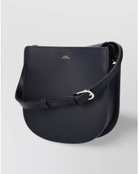 A.P.C. - Shoulder Bag With Adjustable Strap And-Tone Hardware - Lyst