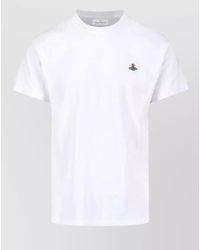 Vivienne Westwood - Cotton Logo-Embroidered Short-Sleeve T-Shirt - Lyst