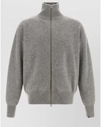 Extreme Cashmere - Cashmere Ribbed Turtleneck Cardigan - Lyst