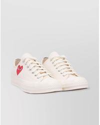 COMME DES GARÇONS PLAY - Cotton Low-Top Sneakers - Lyst