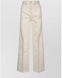 Calvin Klein - Wide Leg Trousers With Belt Loops And Pockets - Lyst