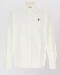Prada - Oxford Shirt Long Sleeves Buttoned Cuffs Collar - Lyst