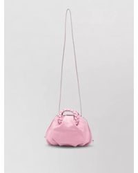 Hereu - Bombon Leather Bucket Bag Braided Handles - Lyst