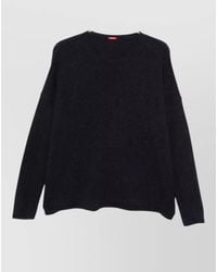 Apuntob - Cashmere Fine-Knit Crew-Neck Long-Sleeve Sweatshirt - Lyst