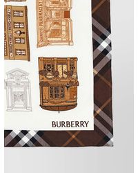 Burberry - Silk Scarf - Lyst