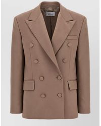 GIUSEPPE DI MORABITO - Virgin Wool Double-Breasted Blazer - Lyst