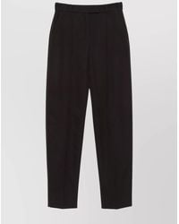 McQueen - Wool Straight-Leg Tailored Trousers - Lyst