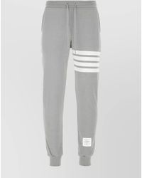 Thom Browne - Cotton Straight-Leg Track Pants - Lyst