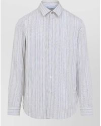 Paul Smith - Signature Stripe Regular Cotton Long Sleeve Shirt - Lyst