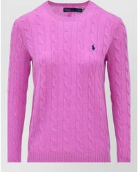Polo Ralph Lauren - Cashmere Wool Slim-Fit Cable-Knit Long-Sleeve Sweater - Lyst