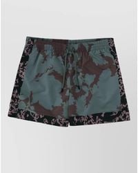 Dries Van Noten - Floral Print Swim Shorts - Lyst
