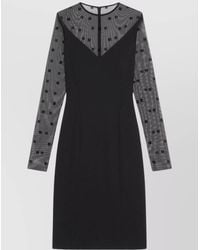 Givenchy - 4G Pattern Midi Dress - Lyst
