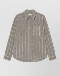 Les Deux - Wool Blend Shirt Jacket - Lyst